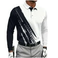 thumbnail image 2 of Royisotas Shirts for Men Button Big and Tall Shirt Polo Long Sleeve Trendy Golf Mens Tops, 2 of 3