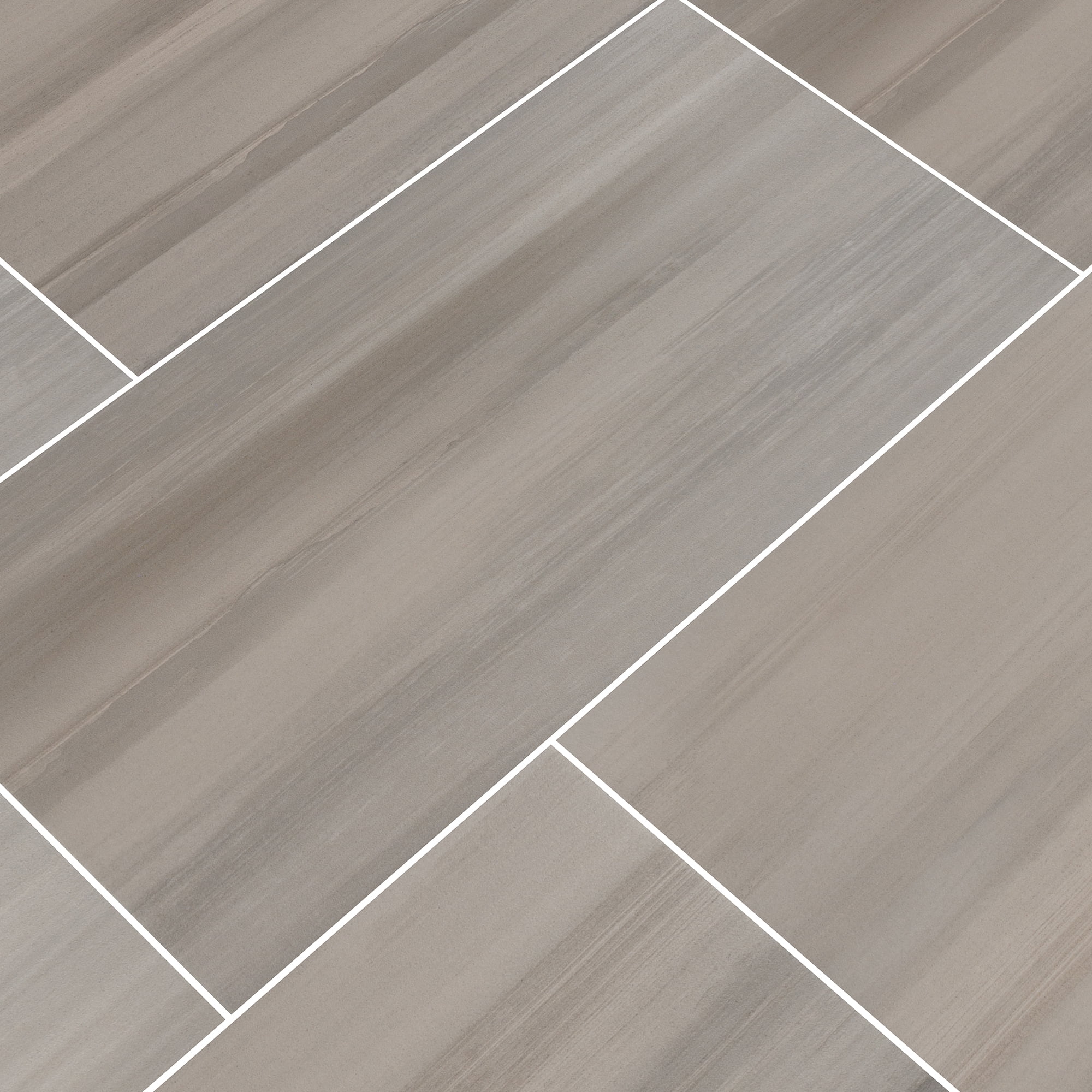 Water Color Grigio 12 in. x 24 in. Glazed Porcelain Floor and Wall Tile (12 sq. ft. / case)
