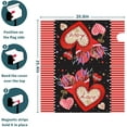 thumbnail image 6 of Valentines Day Magnetic Mailbox Covers Standard Size 25x21in Happy Valentine''s Day Mailbox Cover Magnetic Heart Decorations Mailbox Wrap Post Letter Box Cover Decor for Home Garden, 6 of 6