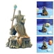 thumbnail image 2 of Aquariums Ornament Wizard Figurine Resin Statue Hideouts Cave Shelter Cave for Fishtanks and Small Fish Habitats Decors, 2 of 4