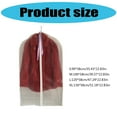 thumbnail image 3 of Breathable Garment Bags Transparent with Zipper Closure for Easy Access and Protections for Closet Storage, 3 of 8