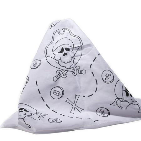 Satin Pirate Bandana - Pirate Color Your Own Bandana