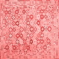 thumbnail image 1 of Ahgly Company Indoor Square Southwestern Red Country Area Rugs, 3' Square, 1 of 4