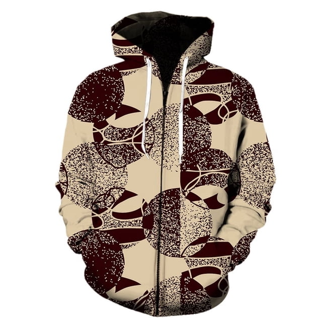 Sudadera con capucha y cremallera con estampado 3D de grafiti geométrico para hombres, mujeres y niños, sudaderas de moda, jersey de manga larga, ropa de calle, abrigo informal