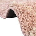 thumbnail image 6 of Unique Loom Trellis Shag Collection Area Rug - Ruby (5' 3" Round Light Pink/Ivory), 6 of 12