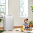 thumbnail image 4 of LG New 10,200 BTU 450 Sq Ft Smart Wi-Fi Enabled Portable Air Conditioner with Dehumidifier Function and 12,000 BTU Supplemental Heat, White, 4 of 20