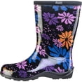 thumbnail image 2 of Sloggers Waterproof Garden Rain Boots for Women - Cute Mid-Calf Mud & Muck Boots with Premium Comfort Support Insole, (Flower Power), (Size 11), 2 of 3
