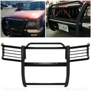 HECASA Front Bumper Protector Brush Grille Guard Steel for 1999 2000 2001 2002 Toyota 4Runner Black
