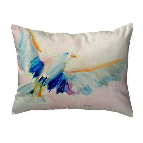 Flying Gull No Cord Pillow 16x20