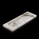 thumbnail image 5 of Pluma de avestruz de 2 colores Ecomeon Pluma de boda con soporte de metal Plata, 5 of 5