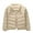 Beige, variant on Girls Puff Jacket Boys Stand Collar Lightweight Down Coats Kids Winter Thermal Quilted Packable Padded Windbreaker