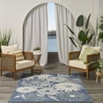 thumbnail image 5 of Nourison Aloha 3'6" x 5'6" Blue Outdoor Rug, 5 of 10
