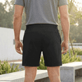 thumbnail image 7 of Puztloy Mens Shorts Elastic Waist Running Shorts for Men Casual Golf Shorts with 3 Pockets Quick Dry Gym Black Pants, 7 of 7