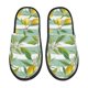 thumbnail image 1 of Fotbe Lemon Pantuflas Peludas para Mujer con Estampado, Zapatillas de Peluche, Zapatos de Invierno para Casa, Uso Interior y Exterior-Large, 1 of 8