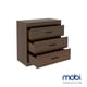thumbnail image 2 of Productos Cómoda 80cm 3 Cajones Fiori Cafe Mobi Muebles Moderno, 2 of 5