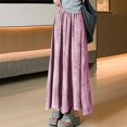thumbnail image 2 of biudgviw Flowy Pants for Women Lounge Wide Leg Palazzo Trousers Fall Fashion High Elastic Waist Dressy Pants with Pockets, 2 of 7
