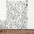 thumbnail image 4 of Ambesonne Fish Fabric by the Yard Upholstery, Digital Illustrated Animal Art, 2 Yards, White and Dark Taupe, 4 of 5