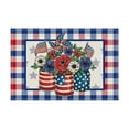 thumbnail image 6 of Dmlowu 4th of July Decorations Placemats 13x18" Heat Proof Table Mats Independence Day Non Slip Outdoor Placemats for Restaurants Dining Table Party Travel, 6 of 6