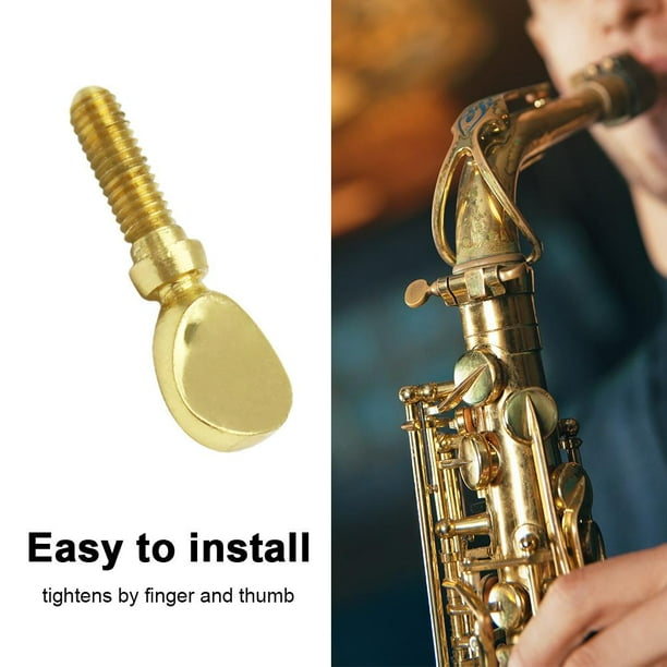 YLSHRF Saxophone Neck Receiver, Sax Tightening Screw,Durable Copper Sax