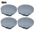 thumbnail image 5 of Goodhd 4Pcs 60mm New ABS Silver Universal Car Vehicle Wheel Hub Center Cap Cover, 5 of 5