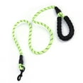 thumbnail image 1 of Correa para tirar de mascotas, cadena reflectante de nailon para perros, cuerda de seguridad para cachorros, perros medianos y grandes, para correr, caminar y entrenar, color verde, 1 of 11