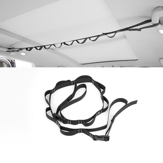 Tendedero de para secar ropa de coche, tendedero multifuncional para techo, para desplazamientos diarios en vehículo, autocaravana o .