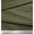 thumbnail image 2 of Soimoi Polyester Crepe Fabric Circle Small Print Fabric by The Yard 52 Inch Wide, 2 of 3