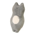 thumbnail image 4 of Almohada abrazable de felpa de gato Hugo gris 70 cm, 4 of 9