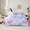 Pink Blue, variant on Manfei Kawaii Butterfly 7-Piece Bedding Comforter Set,Retro Splatter Ink King Bedding Sets,Pink White Bed Sheets For Girls Teens,Luxury Bedroom Decor