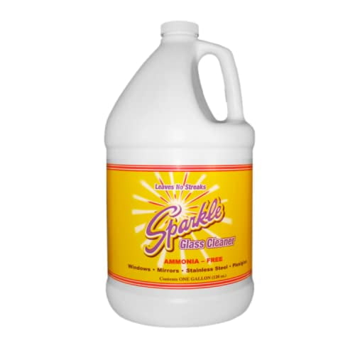 Sparkle Glass Cleaner, Original Purple, 1 Gallon Refill Bottle, 128 OZ