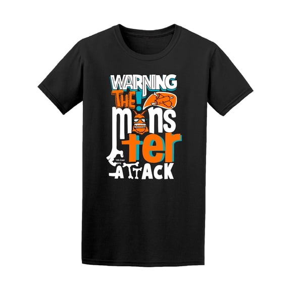 Monster Attack Tee Men's -Image by Shutterstock