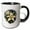 Black/White, variant on 3drose, Artistic White Lilies Vector Design, 11oz Mug