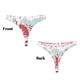 thumbnail image 3 of Balery Christmas Tangas de Algodón para Mujer con Estampado – Ropa Interior Sexy, Transpirable, G-string-Medium, 3 of 6