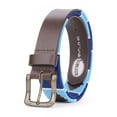 thumbnail image 2 of RESISTANCE Polo Belt for Men | Hand Stitched Leather Belt With Colorful Embroidery | Gaucho Style Belt 1.5” Wide, 2 of 6
