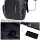 thumbnail image 3 of Mochilas Sonducket Antirrobo Transpirable para computadora portátil de 15.6 pulgadas Gris, 3 of 6