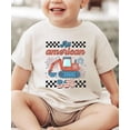 thumbnail image 5 of All American Boy 4th of July Shirt for Toddlers & Kids Patriotic Construction Excavator Graphic Tee Natural Shirt 18 Months, 5 of 7