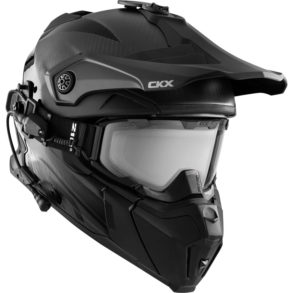 CKX Titan Original Full Face Snowmobile Helmet Carbon Gray 512604
