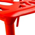 thumbnail image 6 of Afuera Living Modern Indoor Outdoor Aluminum Dining Chair in Red Set of 4, 6 of 9