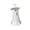 White Hat, variant on 11.81 Inch White Woven Rattan Ghost Decorative Lantern - Handwoven Wicker Ghost Basket for Halloween Home, Tabletop & Porch Decor