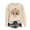 Khaki, variant on Womens Cute Turkey Graphic Sweatshirt Vintage Thanksgiving Crewneck Long Sleeve Pullover Tops Casual Loose Fit Fall Sweaters