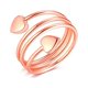 thumbnail image 2 of Paquete de anillos de drenaje linfático de cobre para mujeres, artritis, terapia magnética, alivio del dolor del túnel carpiano, anillo de cobre simple de moda, anillo de energía con imán de amor elás, 2 of 2