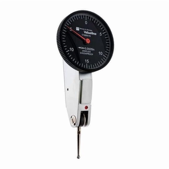 Tesa Brown & Sharpe Dial Test Indicator,Swl Hd,0 to 0.030 In 01889018