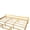 King + Natural + Pine, variant on Traditional Style King Size Bed with Headboard and Footboard, Pinewood Bed with Strengthened Bed Frame,Natural