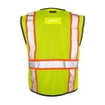 thumbnail image 2 of Kishigo - 6 Pocket Contrast Class 2 Vest - 1580-1581 - Lime - Size: L/XL, 2 of 2