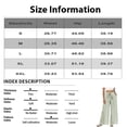 thumbnail image 2 of Textilo Wide Leg Striped Palazzo Pants for Women Drawstring Elastic Waist Pants with Pockets Palazzo Trousers Lightweight Comfy Lounge Summer Beach Boho Clothes,Blue XL, 2 of 5