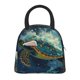 thumbnail image 1 of Fotbe Surfing Turtle Bolsa de Almuerzo con Estampado, Lonchera Aislada, Contenedor de Comida Reutilizable Tipo Cooler a Prueba de Fugas, 1 of 6