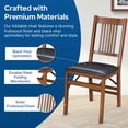thumbnail image 4 of Stakmore True Mission Folding Chair, Fruitwood with Black Vinyl Seat (2-Pack), 4 of 6