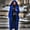 Blue, variant on Whlbf Winter Coats for Women Plus Size,Womens Faux-Fur Long Sleeve Waistcoat Body Solid Color Hooded Long Jacket Coat Outwear