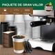 thumbnail image 3 of Berry Green 50 Vasos para Cafe de 10 oz (296 ml) Desechables con Tapa y Manga Protectora, Perfecta Para Cafe, Te y Todo Tipo de Bebidas Calientes, sin Derrames, Biodegradables Best Trading VCAF10, 3 of 8