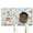 Cottagecor, variant on Exotic Floral Pet Placemat - Non-Slip Dog Feeding Mat with Absorbent Foam Core, Keeps Floors Dry, Boho Summer Beach Design
